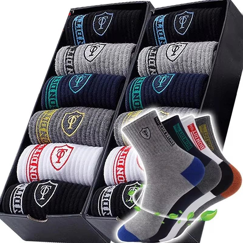 10 Pairs Men’s Sport Socks for Basketball & Training