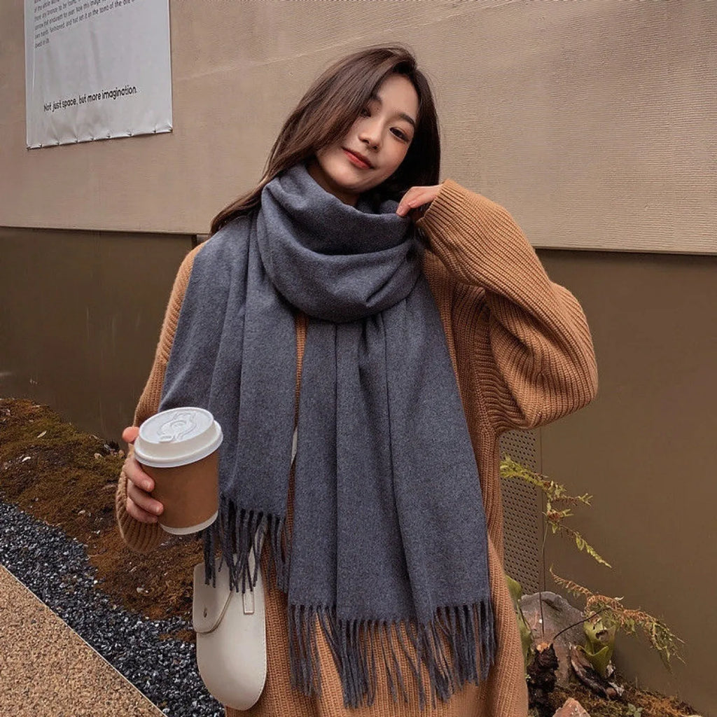 Elegant Tassel Scarf